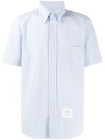 Thom Browne chemise à rayures - Bleu