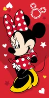 Minnie Mouse strandlaken Rood 70 x 140 cm