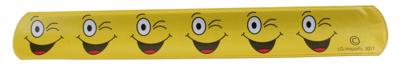 LG Imports Klaparmband emoji geel 22 cm LG Imports Klaparmband emoji geel 22 cm