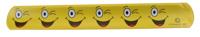 LG Imports Klaparmband emoji geel 22 cm