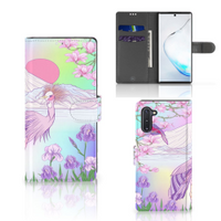 Samsung Galaxy Note 10 Telefoonhoesje met Pasjes Bird - thumbnail