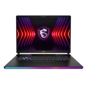 MSI Gaming Raider GE78 HX 14VHG-641NL Laptop 43,2 cm (17") Quad HD+ Intel® Core™ i9 i9-14900HX 32 GB DDR5-SDRAM 2 TB SSD NVIDIA GeForce RTX 4080 Wi-Fi 7 (802.11be) Windows 11 Pro Zwart