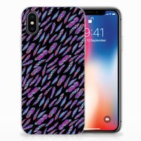 Apple iPhone X | Xs TPU bumper Feathers Color