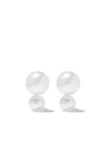 Mizuki puces d'oreilles serties de perles en or 14ct - thumbnail