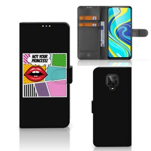 Xiaomi Redmi Note 9 Pro | Note 9S Wallet Case met Pasjes Popart Princess