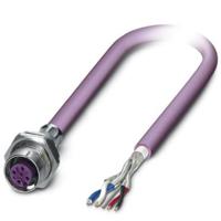 Phoenix Contact 1534481 Sensor/actuator inbouwconnector M12 Aantal polen: 5 Bus, inbouw 2.00 m 1 stuk(s) - thumbnail