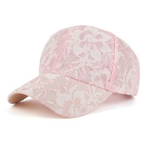 Baseball Cap Flower Pink