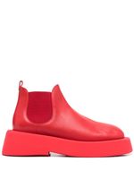 Marsèll bottines en cuir - Rouge