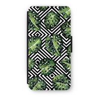 Geometrische jungle: iPhone 7 Flip Hoesje - thumbnail