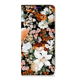 Smart Cover voor Samsung Galaxy A22 4G | M22 Dark Flowers