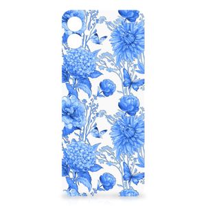 Case voor Samsung Galaxy A04e Flowers Blue