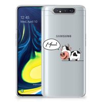 Samsung Galaxy A80 Telefoonhoesje met Naam Cow