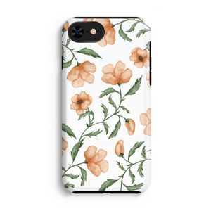 Peachy flowers: iPhone 8 Tough Case