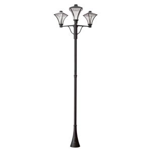 Franssen Buitenlantaarn City Highlight led - 3-lichts - 310cm grafiet grijs 10-20283