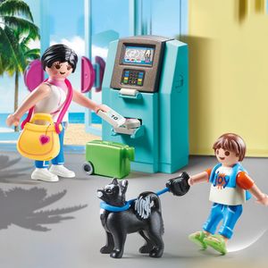 PLAYMOBIL PLAYMOBIL Family Fun Vakantiegangers met geldautomaat