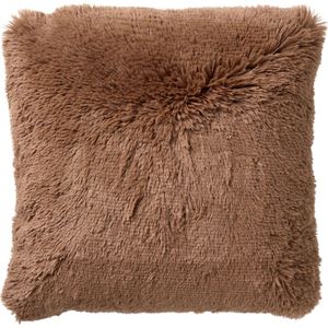 Kussen Fluffy 60x60 cm Tobacco Brown