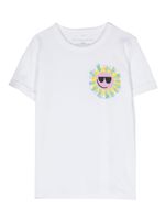 Stella McCartney Kids t-shirt Sunshine Face - Blanc