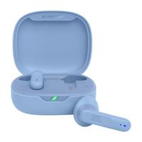 JBL Wave Flex, draadloze in ear oordopjes met IP54 en IPX2 waterdichtheid, TalkThru en AmbientAware technologie en batterijduur van 32 uur, in blauw.
