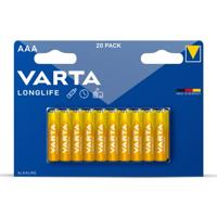 Varta 4103 alkaline batterij AAA geel 20 stuks