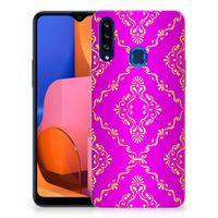 Siliconen Hoesje Samsung Galaxy A20s Barok Roze