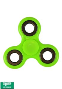 Hand Fidget Spinner Groen met zwarte binnenkant