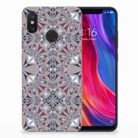 Xiaomi Mi 8 TPU Siliconen Hoesje Flower Tiles