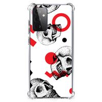 Extreme Case Samsung Galaxy A72 4G/5G Skull Red - thumbnail