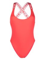 Stella McCartney maillot de bain à bretelles à logo - Rouge