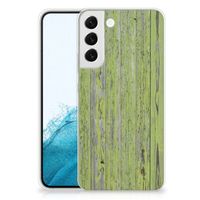 Samsung Galaxy S22 Plus Bumper Hoesje Green Wood