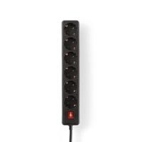 Nedis 6-weg schuko verdeeldoos 1.5m