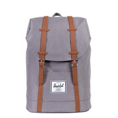 Herschel rugzak Retreat grijs/cognac Herschel rugzak Retreat grijs/cognac