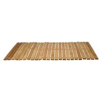 Bathroom Solutions Badkamer/douche/bad mat - bamboe hout - 40 x 60 cm - Badmatjes