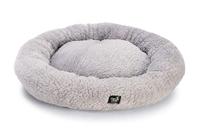 Beeztees Minus One rond kattenbed Quinty H: 6 cm ø: 40 cm lichtgrijs
