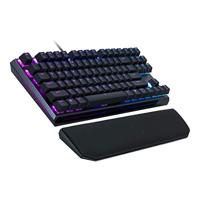 Cooler Master MasterKeys MK730 mechanisch gaming toetsenbord - RGB Floating Switches, geborstelde aluminium plaat, magnetische polssteun - TKL US lay-out, Cherry MX Rood