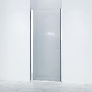 Saniclass Neptune 6211 Douchedeur - 90x200cm - profiel veiligheidsglas - anti kalk - chroom SW447