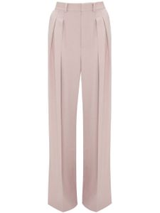 Victoria Beckham pantalon ample à plis - Rose