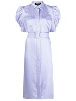 Rochas robe mi-longue à manches bouffantes - Violet