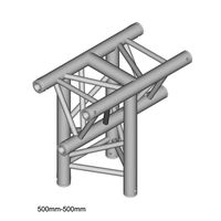 Duratruss DT 33/2-T35-T driehoek truss T-stuk apex down - thumbnail