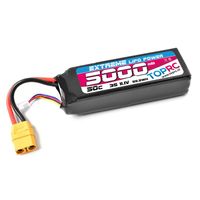 TRC Semi-Softcase Lipo 50c 14,8 Volt 5000mah Met XT90 Stekker & Verloopstekker geschikt voor Traxxas