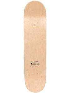 Maharishi planche de skateboard à logo imprimé - Marron