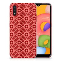 Samsung Galaxy A01 TPU bumper Batik Rood