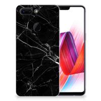 OPPO R15 Pro TPU Siliconen Hoesje Marmer Zwart - Origineel Cadeau Vader