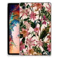 Samsung Galaxy Tab A9 Siliconen Hoesje Flowers - thumbnail