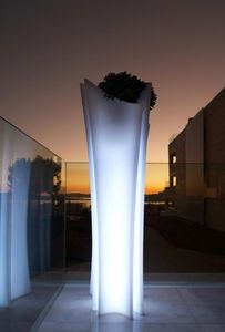 Vondom ALMA Planter Wit Verlicht