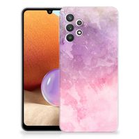 Hoesje maken Samsung Galaxy A32 4G | A32 5G Enterprise Editie Pink Purple Paint