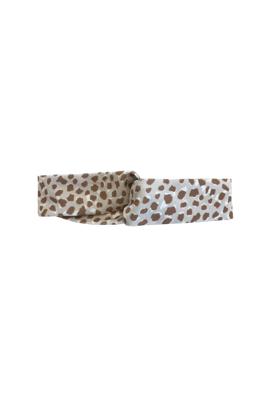 Le Chic Meisjes haarband dierenprint - Beige