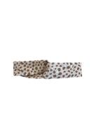 Le Chic Meisjes haarband dierenprint - Beige