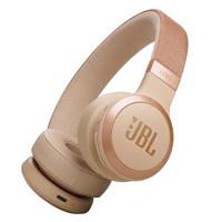 JBL Live 670 NC Draadloze On-Ear-Koptelefoon met Noise Cancelling-technologie en een batterijlevensduur tot 65 uur, in sandstone