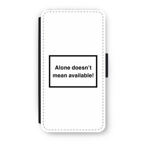 Alone: iPhone X Flip Hoesje