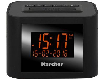 Karcher DAB 2420 Wekkerradio FM Zwart Karcher DAB 2420 Wekkerradio FM Zwart